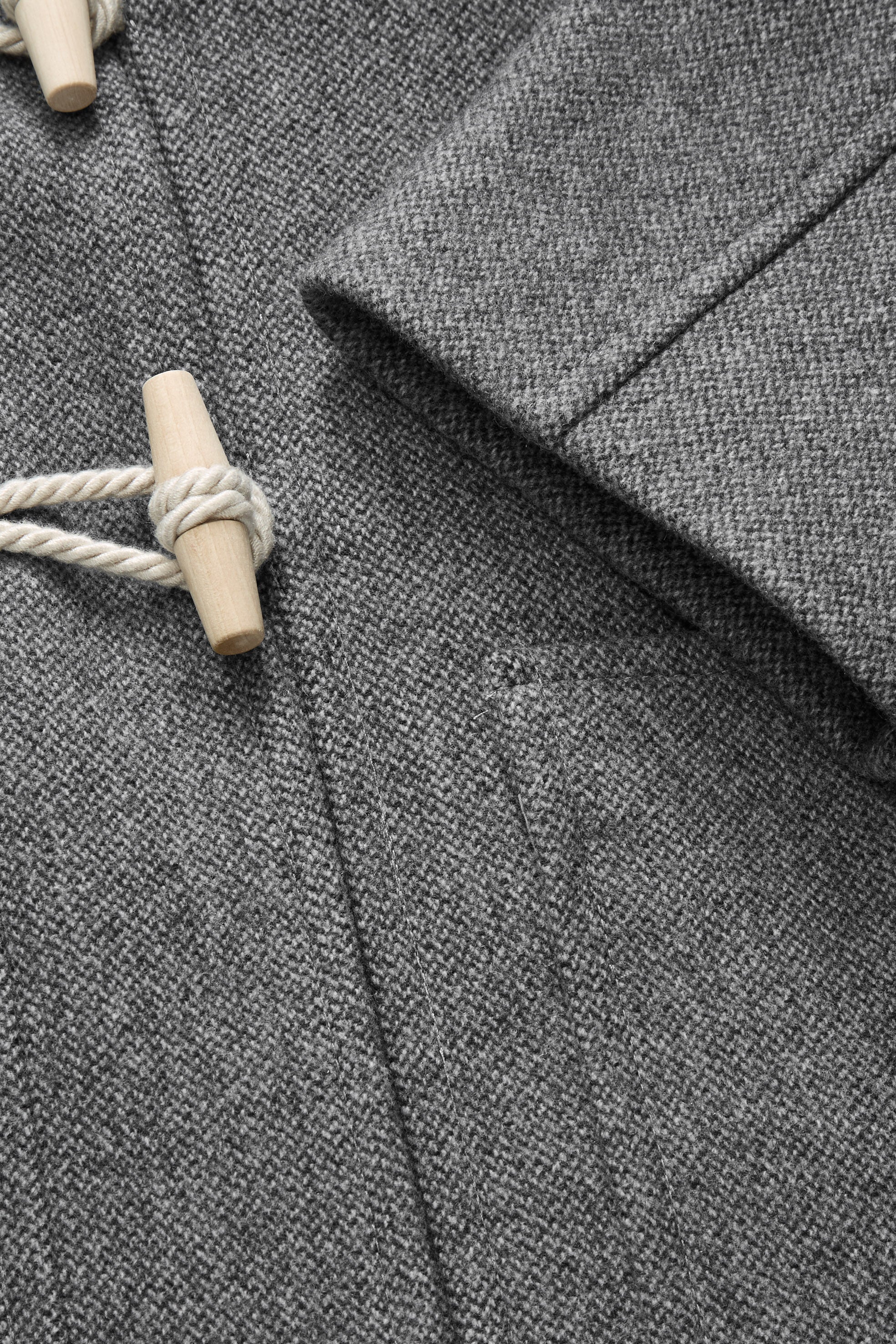 Skall Studio Bibi duffle coat Coat Grey structure